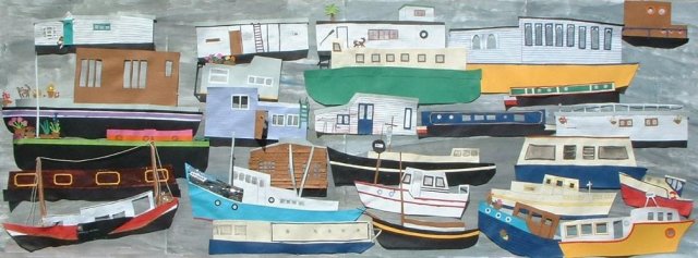 Wonderful mural by Cynthia and Becky