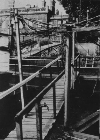 Old pontoons and wiring