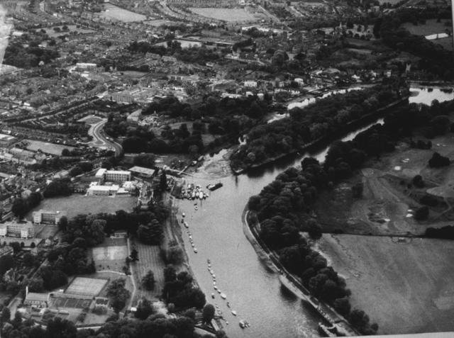 Aerial photo (b/w)
